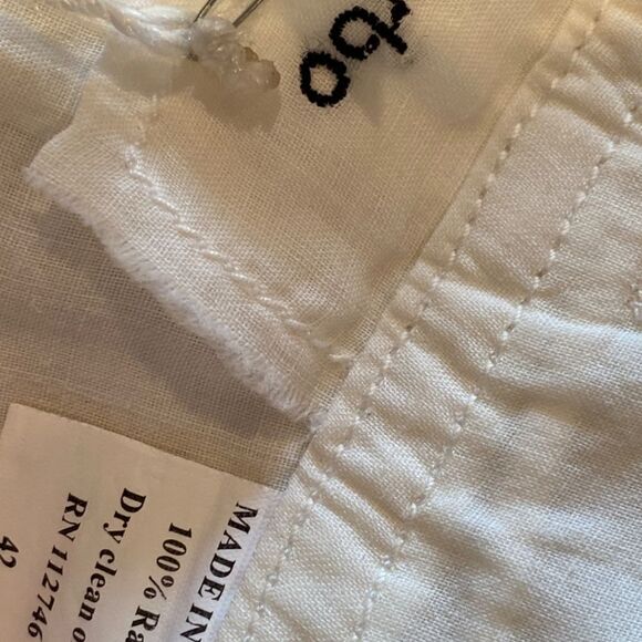 0098 Jarbo Cream Cropped Wide Leg Pants Size 42 NWT - Picture 7 of 17